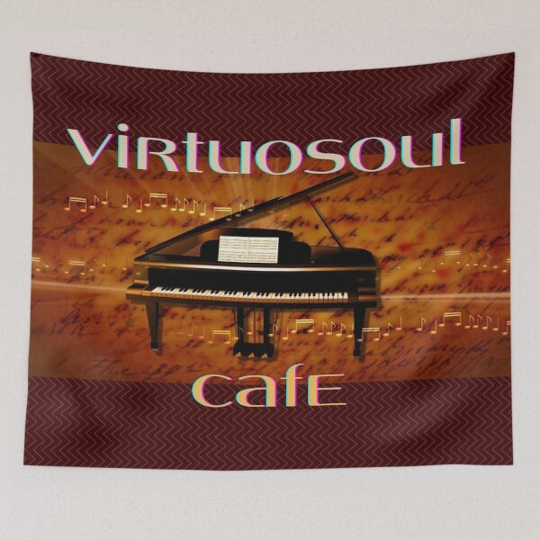 Item preview, Virtuosoul Music Cafe Graphic designed and sold by BrightrDayMusicArt.