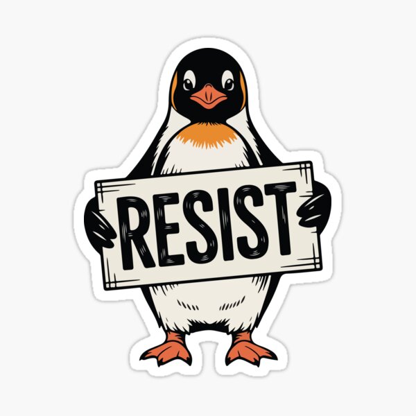 Artikel-Vorschau von Rebellische Pinguine leisten Widerstand gegen Zollproteste, designt und verkauft von NovaCarter.