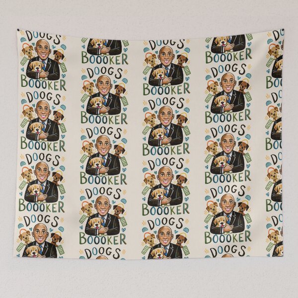Item preview, Cory Booker – Booker + Dogs designed and sold by Krasnovaovaova.