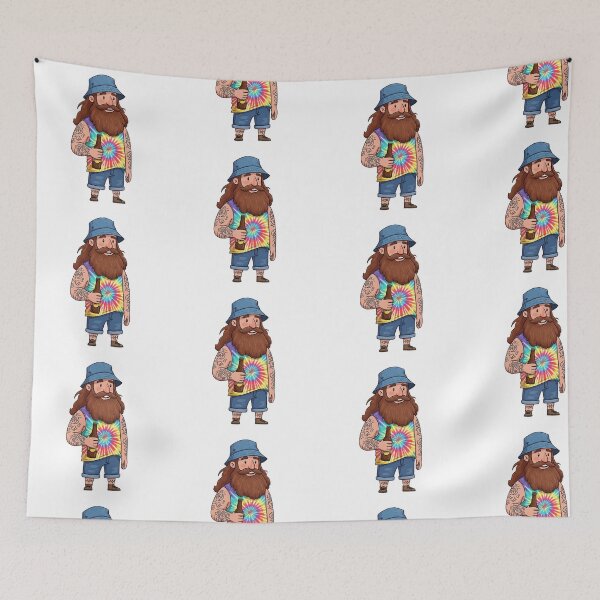 Item preview, Bearded hippie dude designed and sold by Matthew’s Tee Shop.