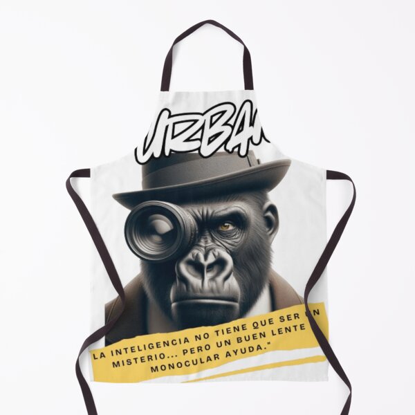 Item preview, urban monkey / looking / gorilla with monocular lens / photographers designed and sold by SylviaVal.