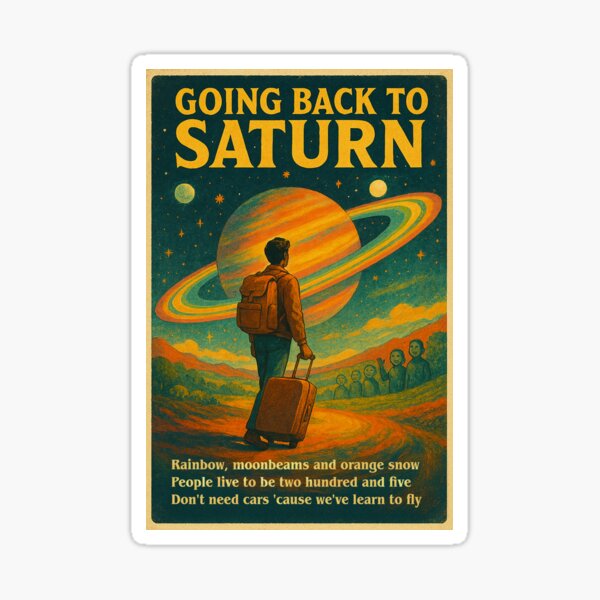 Item preview, Saturn Stevie Wonder designed and sold by BrowsingBrains.
