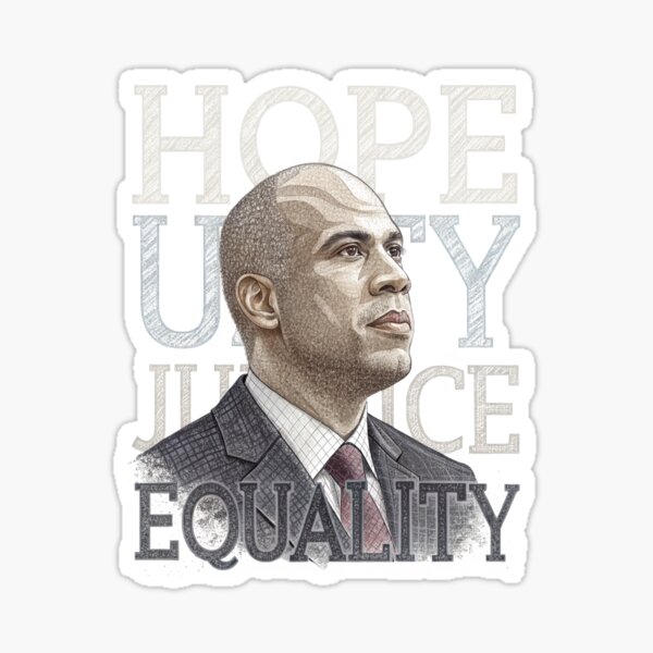 Artikel-Vorschau von Cory Booker – Hoffnung, Führung und Fortschritt, designt und verkauft von Krasnovaovaova.