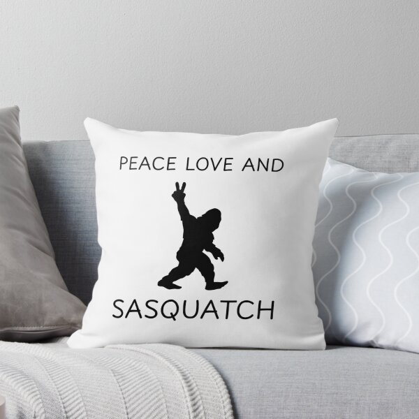 Item preview, Peace Love and Sasquatch bigfoot tee designed and sold by JoeShortridge.