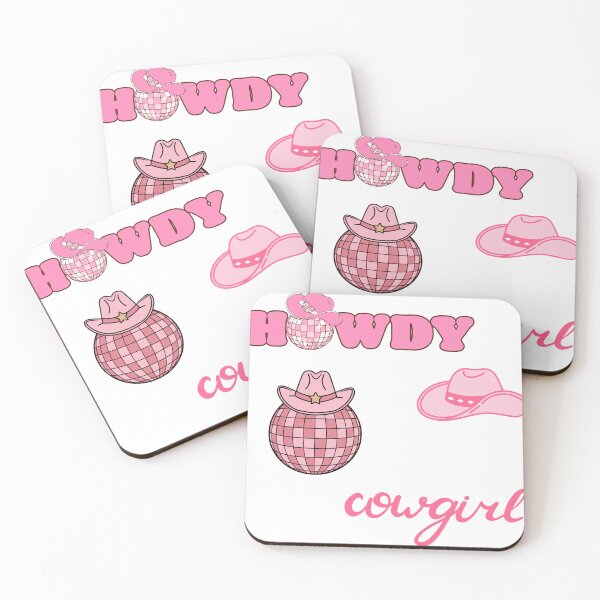 Item preview, pink cowgirl sticker set designed and sold by InfiniteSticker.
