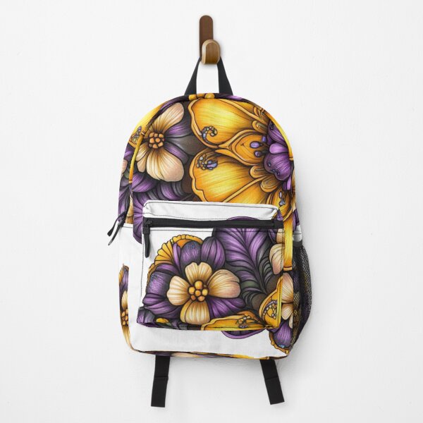 Item preview, Mandala Majesty: Golden Blossoms & Purple Whispers designed and sold by Small Mandarin.