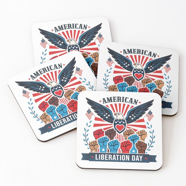 Item preview, American Power Fists – Eagle & Freedom Day Poster Art designed and sold by MiniindY Pop.