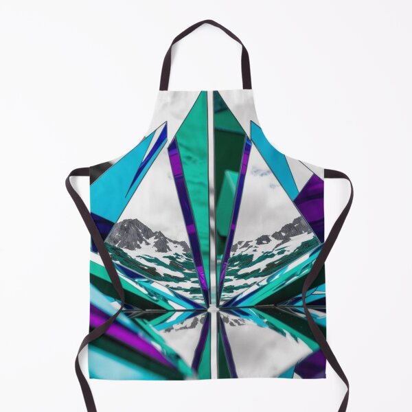 Item preview, Geometric Mirrored Peaks in Alpine Reflections designed and sold by Harmonic_Layers.