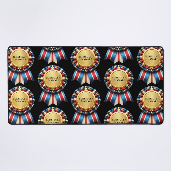 Item preview, RIBBON:  Blissfully Unaware - funny awards achievements designed and sold by DesignsFromTW-S.