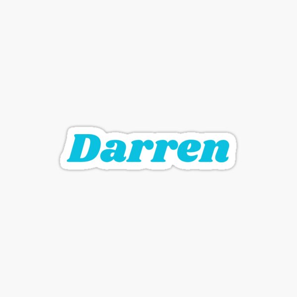 Item preview, Darren, Blue Font designed and sold by RedParker.