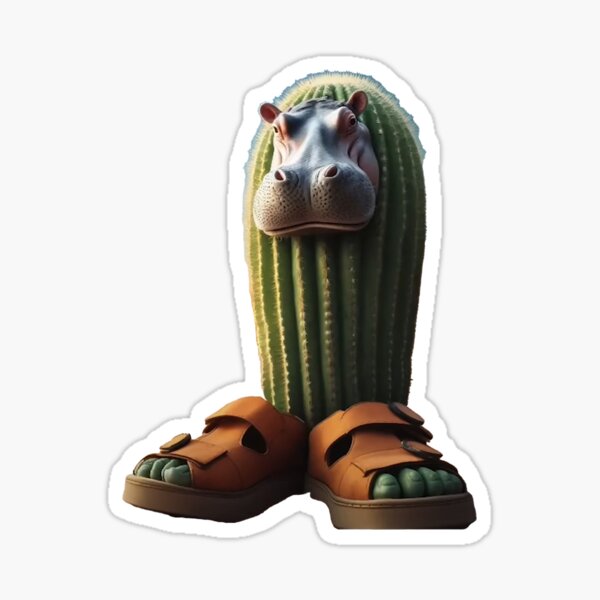 Item preview, Italian Brainrot: Ippopotamo Cactotamo designed and sold by DocciaBober.