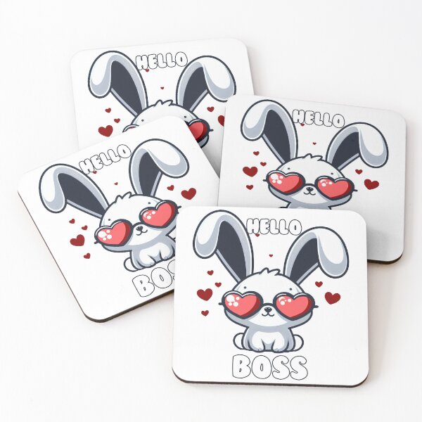 Item preview, happy easter Bunny Hello Boss designed and sold by Meemaart.