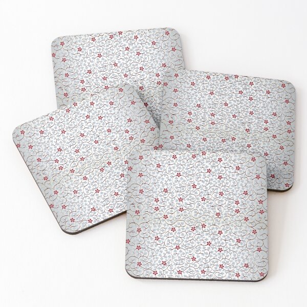 Item preview, Floral Red Khaki  designed and sold by Yiorgos Designs.
