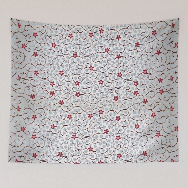 Item preview, Floral Red Khaki  designed and sold by Yiorgos Designs.