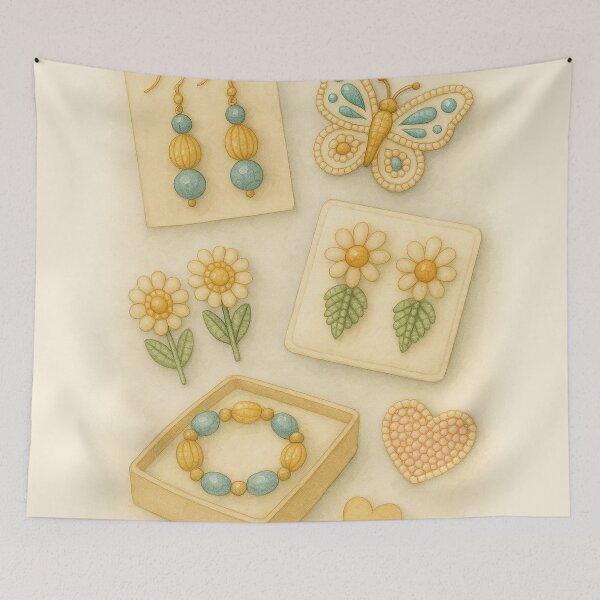 Item preview, Handmade Jewelry Watercolor Illustration designed and sold by Lacritsa .
