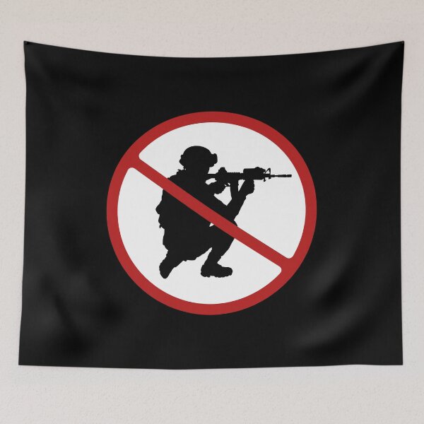 Item preview, Prohibited Army, Military Sign, Black, Red, White Signage designed and sold by AASparksDesigns.