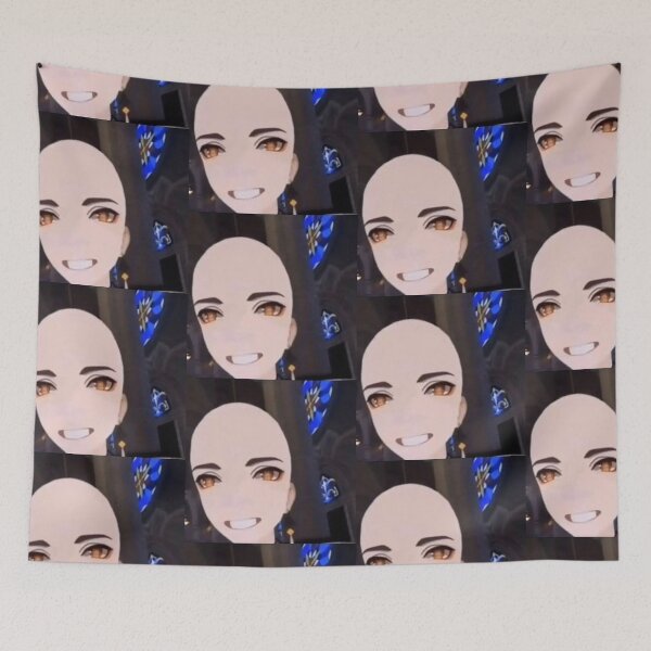 Item preview, Bald Zhongli Genshin impact meme designed and sold by NamG7.