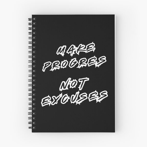 Item preview, Make Progres Not Excuses designed and sold by Design_Your_Day.