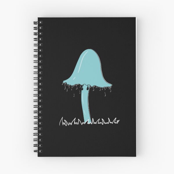 Item preview, Inky Cap Mushrooms - Black Background designed and sold by The Abysmall.