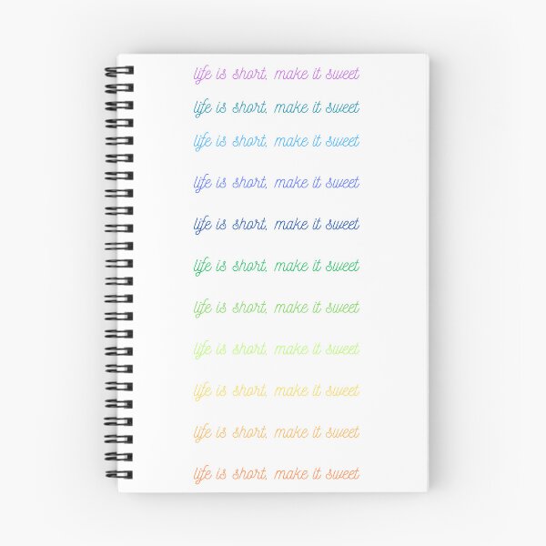 Item preview, life is short, make it sweet designed and sold by InfiniteSticker.
