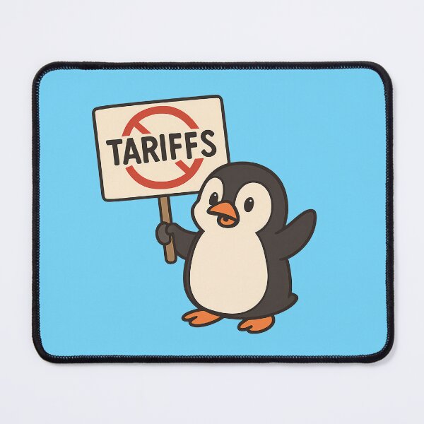 Item preview, Penguins Against Tariffs designed and sold by Orca Chuckle Studios.