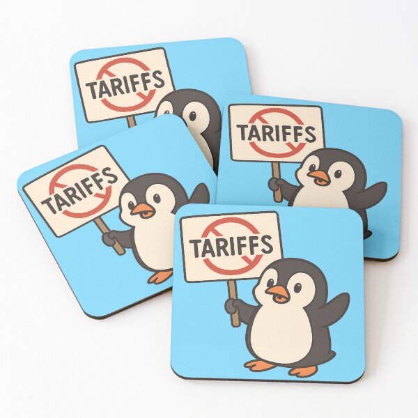 Item preview, Penguins Against Tariffs designed and sold by Orca Chuckle Studios.