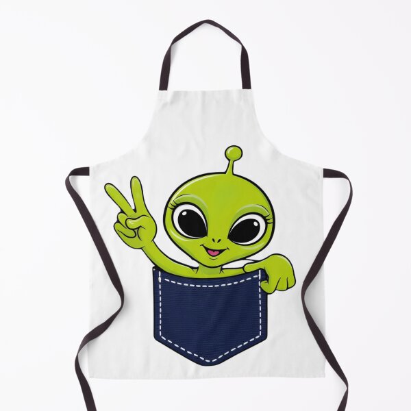 Item preview, Alien Peace Pocket Ufo designed and sold by ArtFromBeyond.