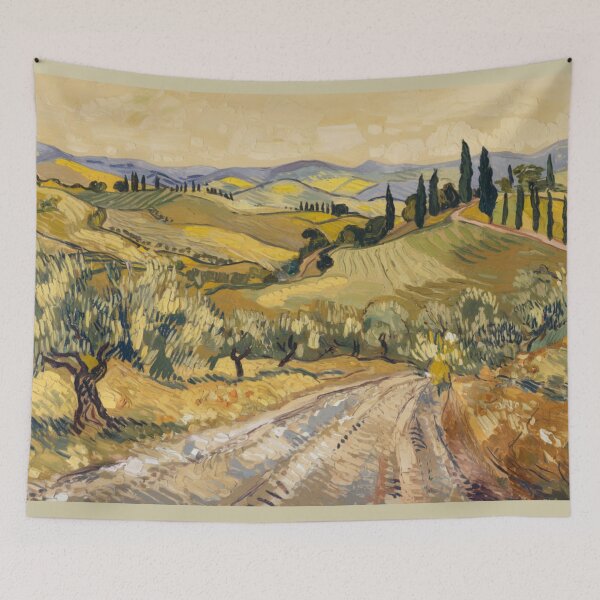 Item preview, Van Gogh Style | Cypress Road Through Tuscan Hills designed and sold by CARRAANN.