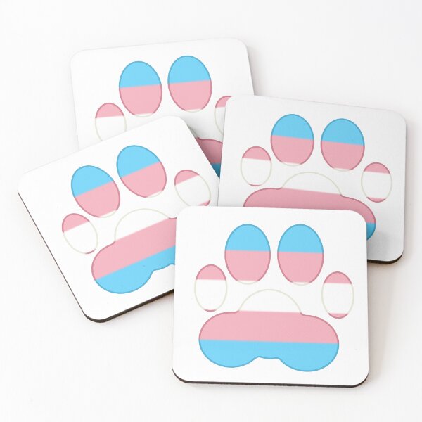Item preview, LGBT Pride paws, Transgender designed and sold by EchoSkyArt.