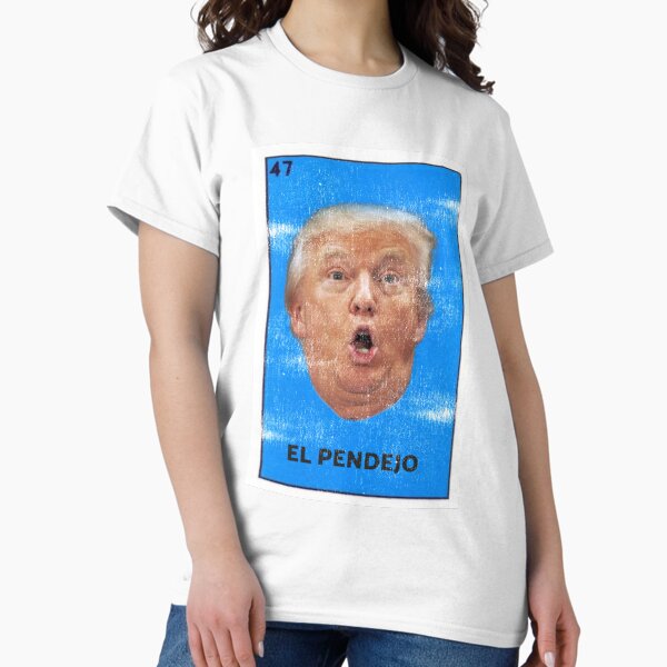 Item preview, El Pendejo Funny President Donald Trump Parody Loteria Card Design designed and sold by casadeloteria.