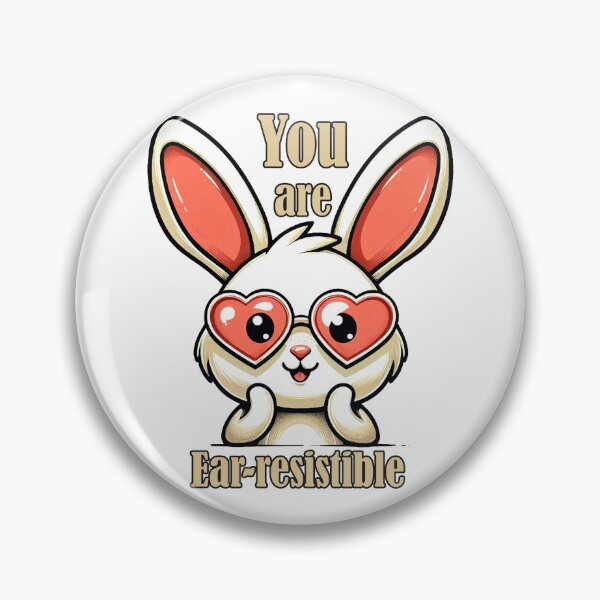 Item preview, You Ear- Resistible happy easter Bunny  designed and sold by Meemaart.
