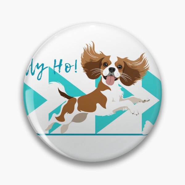 Item preview, Cavalier King Charles Spaniel Fast CAT Lure Coursing Tally Ho designed and sold by Mop Dog Designs.