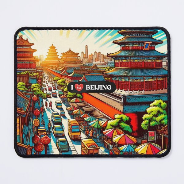 Item preview, Beijing City AI Art Design – Perfect for Vacation Lovers, Culture Enthusiasts & Urban Travel Accessories designed and sold by knalpot-design.