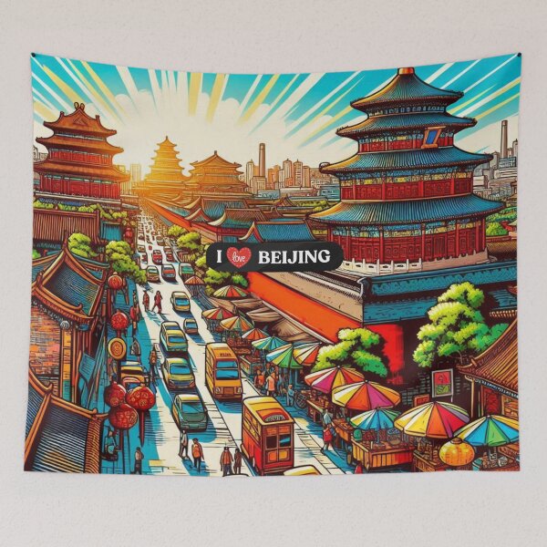 Item preview, Beijing City AI Art Design – Perfect for Vacation Lovers, Culture Enthusiasts & Urban Travel Accessories designed and sold by knalpot-design.