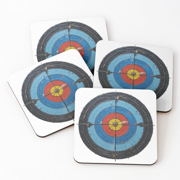 Item preview, Retro archery target, vintage archery target  designed and sold by chocajib.