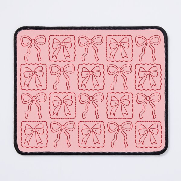 Item preview, Pink Red Ribbon Bow Seamless Art designed and sold by Magnolia Valley Art.