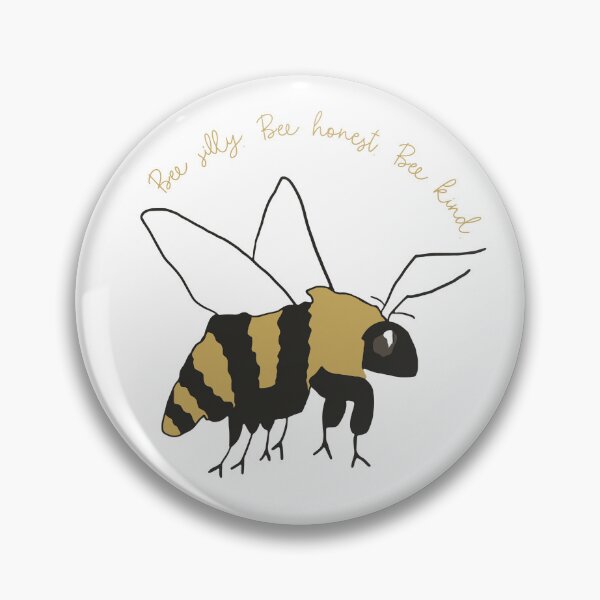 Item preview, Hand-Drawn Bee with Kindness Quote | Be Silly Be Honest Be Kind designed and sold by Honeyfield Design Co. .