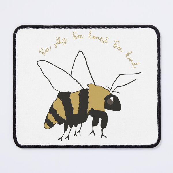Item preview, Hand-Drawn Bee with Kindness Quote | Be Silly Be Honest Be Kind designed and sold by Honeyfield Design Co. .