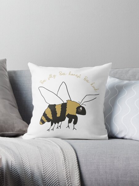 Item preview, Hand-Drawn Bee with Kindness Quote | Be Silly Be Honest Be Kind designed and sold by Honeyfield Design Co. .