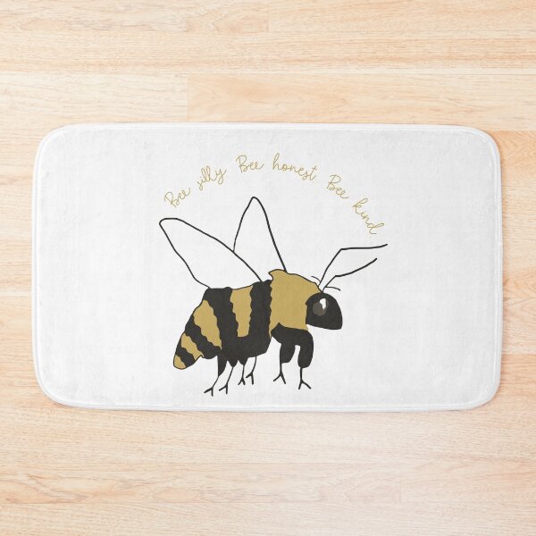 Item preview, Hand-Drawn Bee with Kindness Quote | Be Silly Be Honest Be Kind designed and sold by Honeyfield Design Co. .