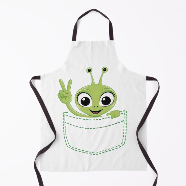 Item preview, Alien Peace Pocket Ufo designed and sold by ArtFromBeyond.