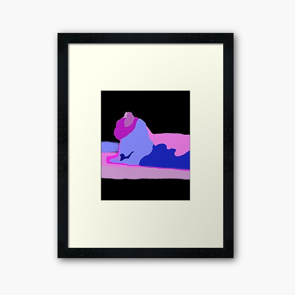 Item preview, Pink cat portrait designed and sold by LaKoszulka.