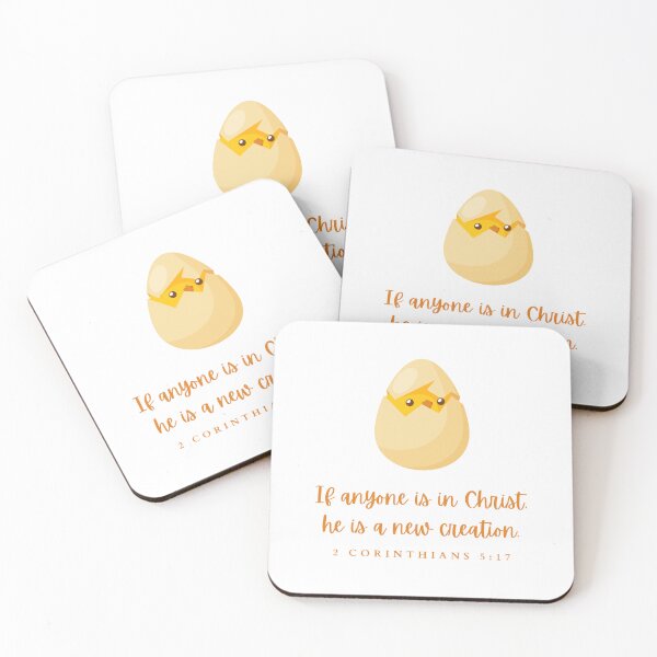 Item preview, Christian Easter Chick, Cute Easter Coffee, Easter for Kids, Corinthians Bible Verse, Easter Decorations and Basket designed and sold by InHisImageGifts.