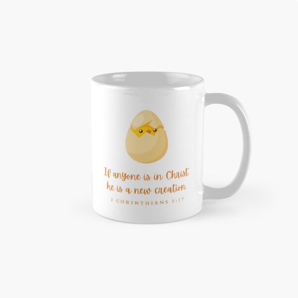Item preview, Christian Easter Chick, Cute Easter Coffee, Easter for Kids, Corinthians Bible Verse, Easter Decorations and Basket designed and sold by InHisImageGifts.