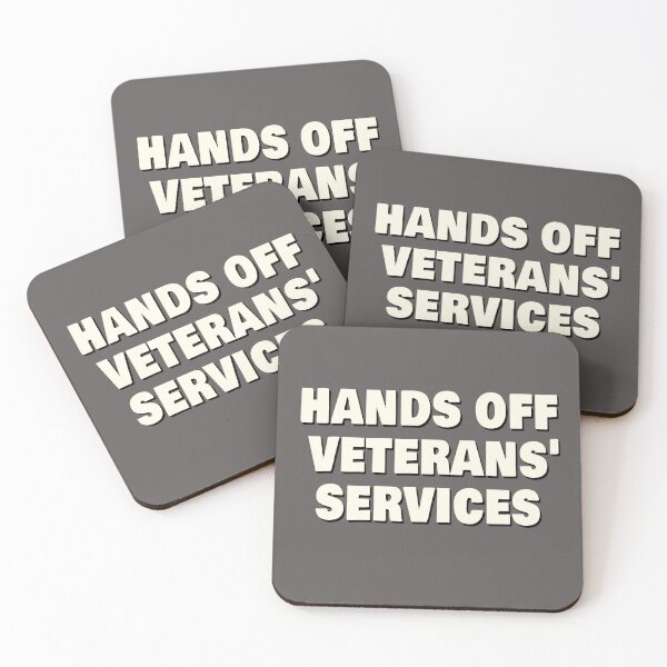 Item preview, Hands Off of Veterans' Services designed and sold by EstelleStar.