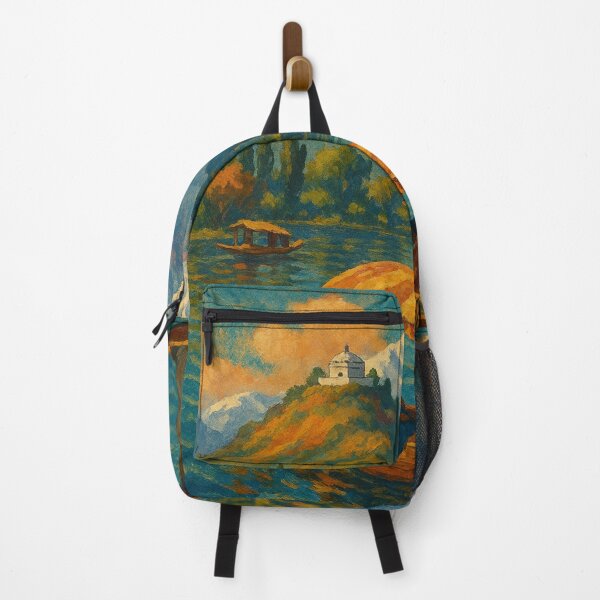 Item preview, Srinagar Shankaracharya Hill and Dal Lake Scene designed and sold by Aryabek.