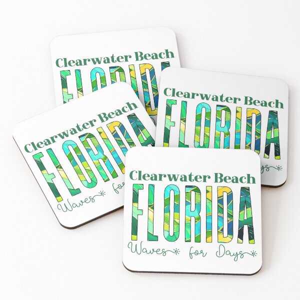 Item preview, Clearwater Beach Florida (Waves) designed and sold by Whackadoodletee.