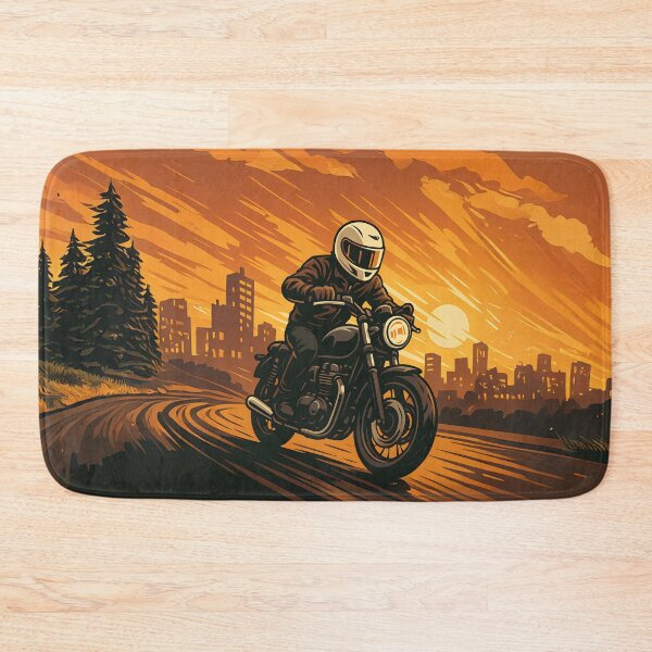 Item preview, Chopper cafe race motorcycle sunset designed and sold by RekiStyle.