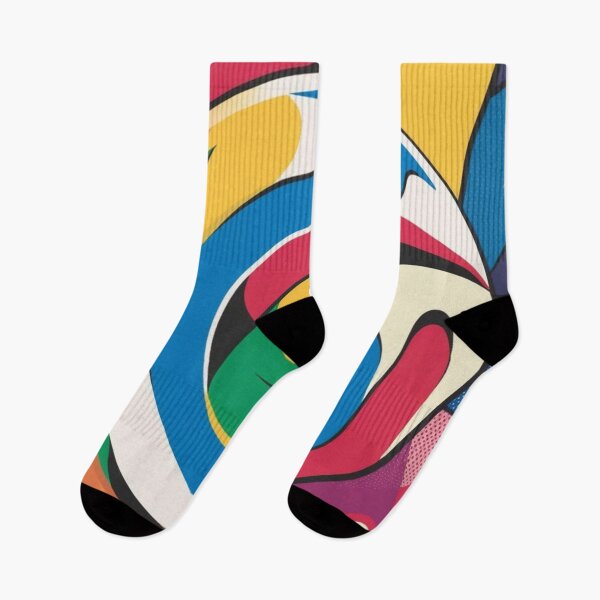 Item preview, Pop Art Chrome Swirl in Retro Alpine Colors designed and sold by Harmonic_Layers.