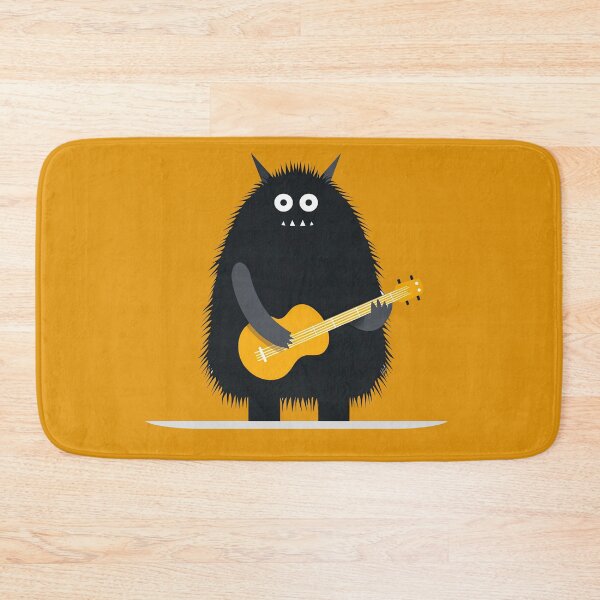 Item preview, Rockstar Monster Jam: Adorable Fantasy Creature Playing Guitar designed and sold by ThePurpleMelon.